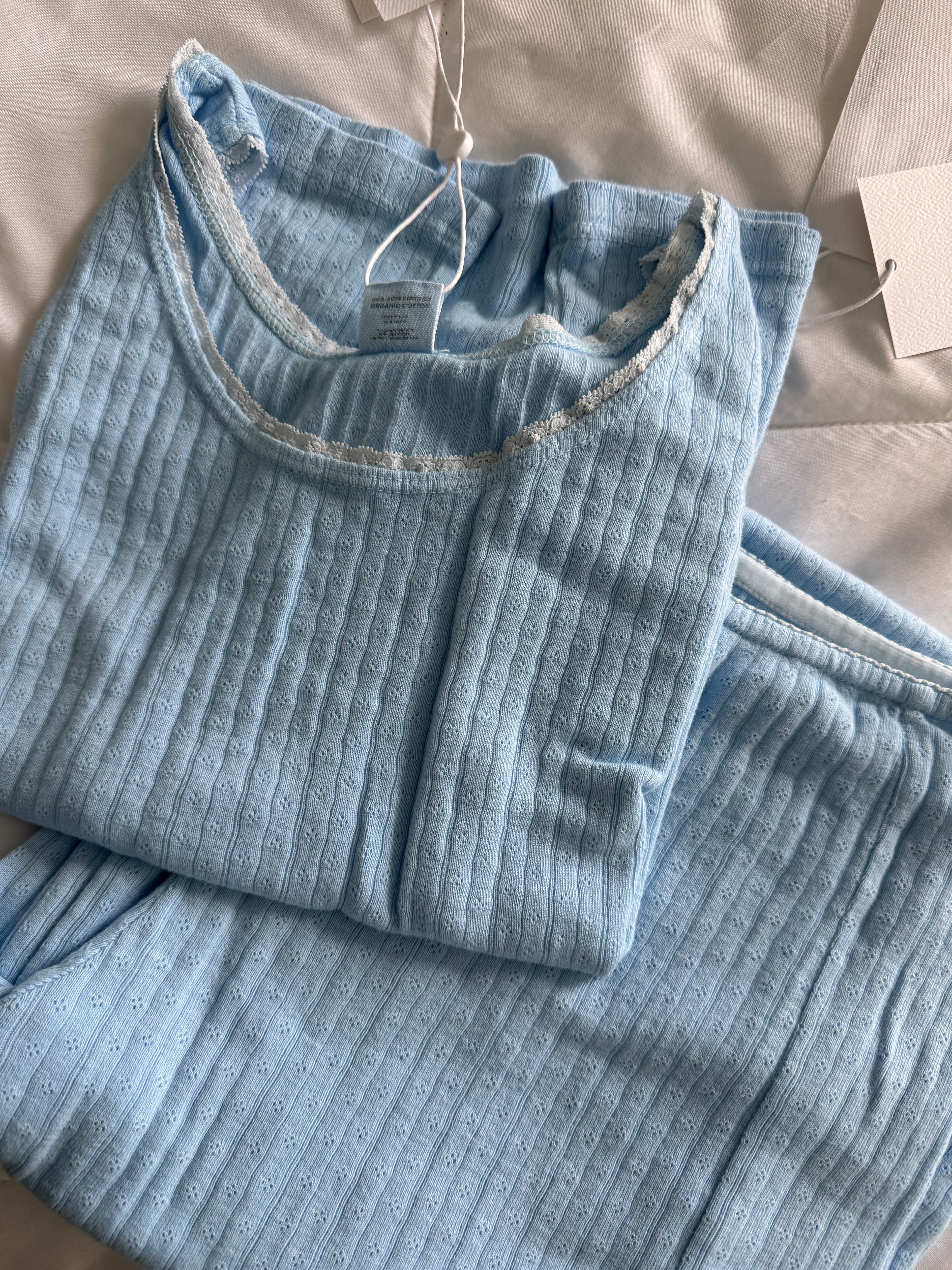 rhodes pointelle sleep tank