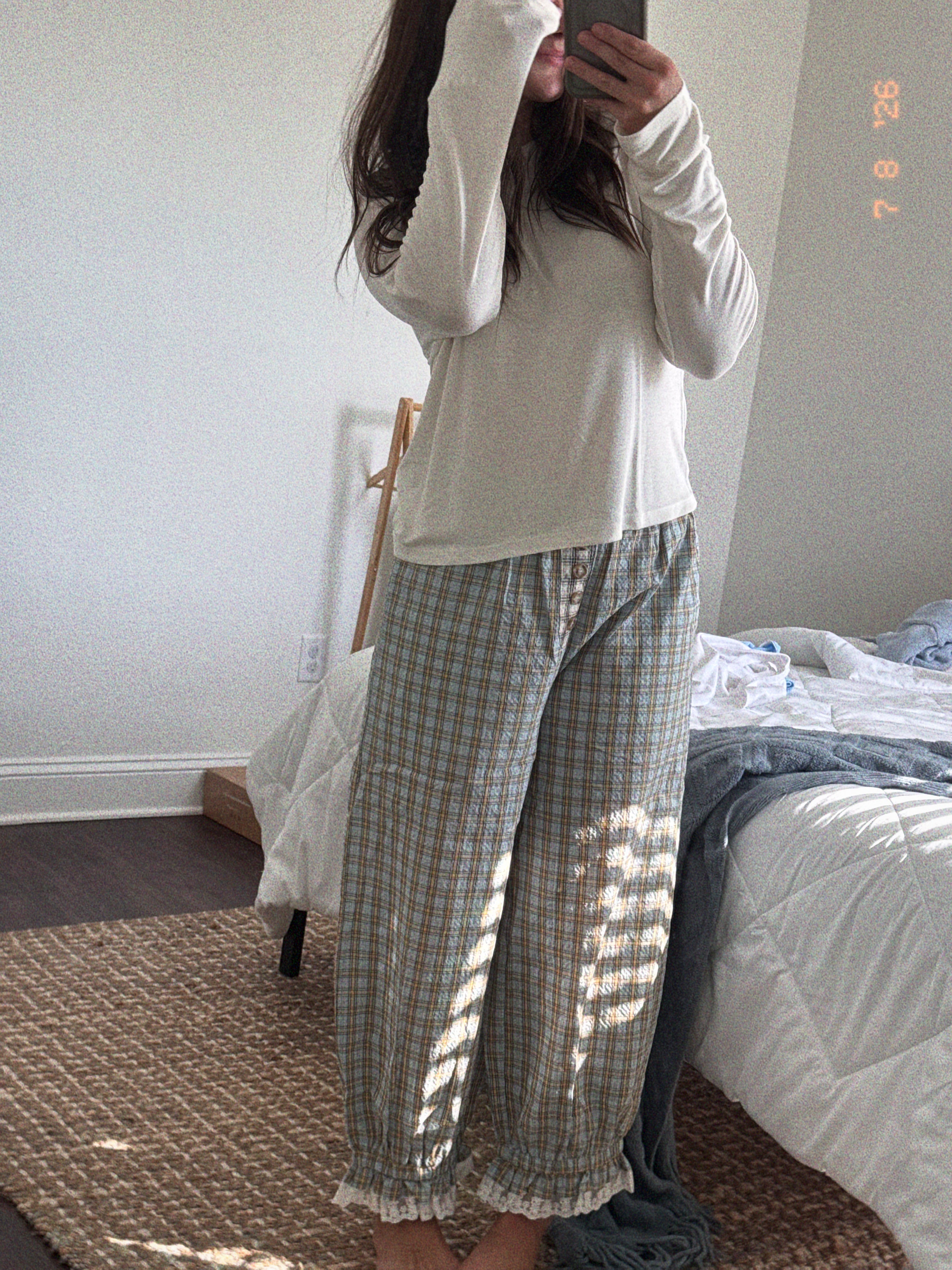 marley plaid balloon pants