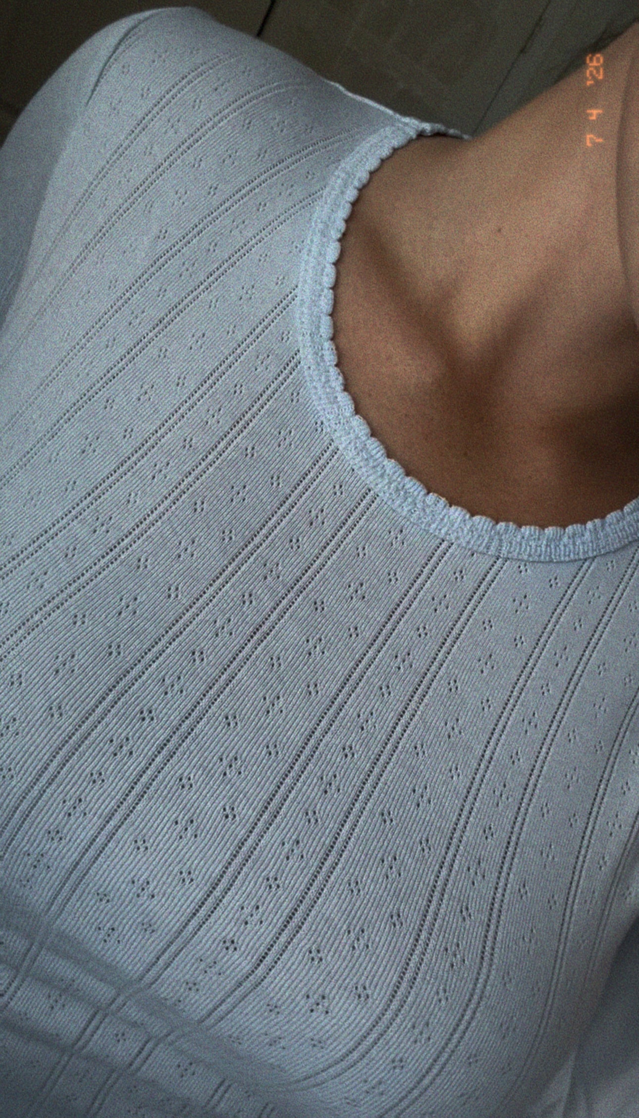 olivia ribbed knit top