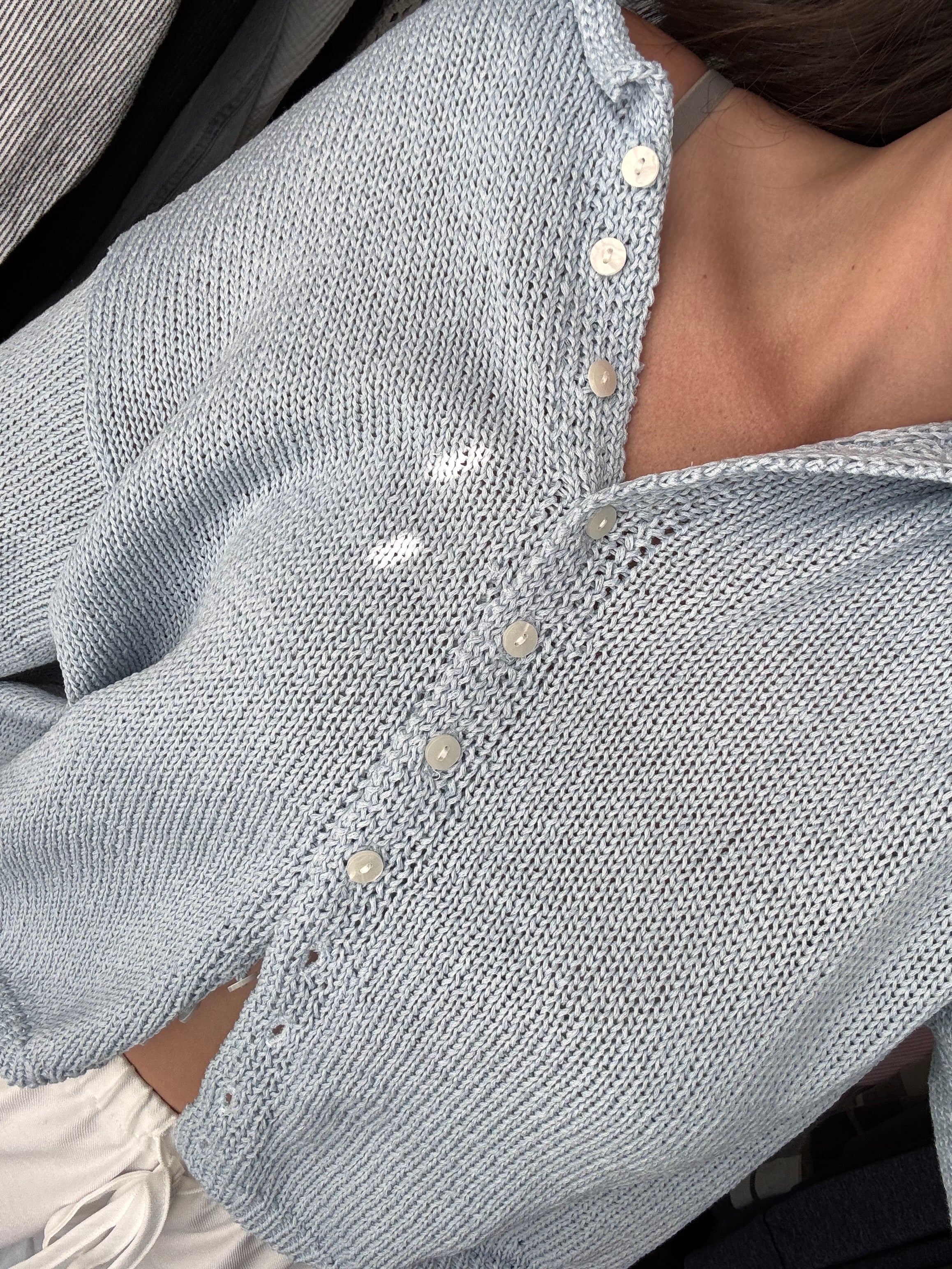 goldie light weight button cardigan