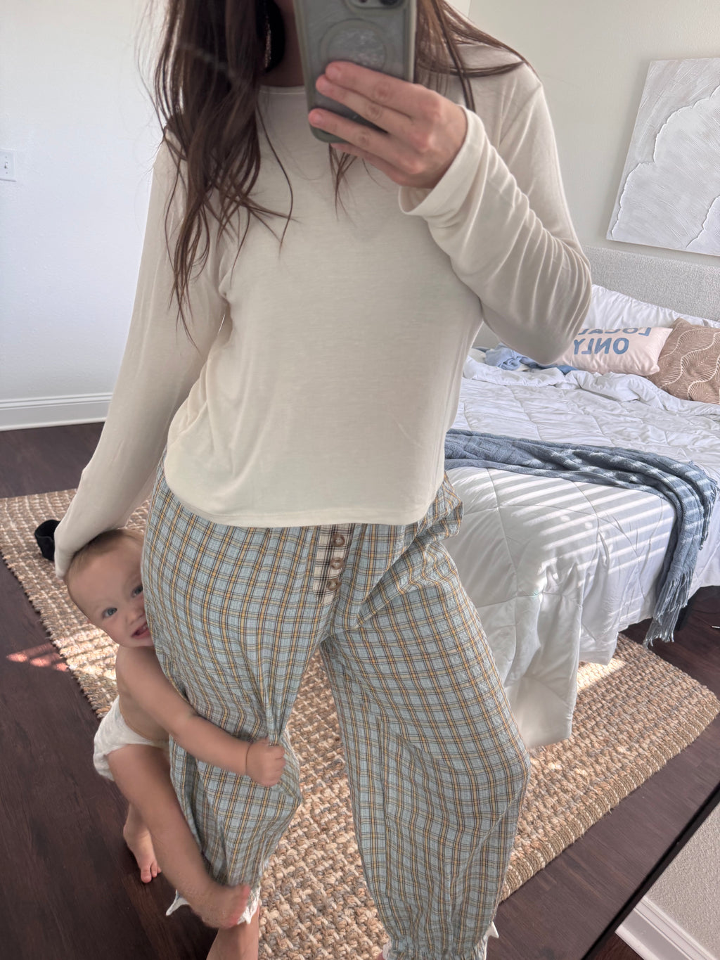 marley plaid balloon pants